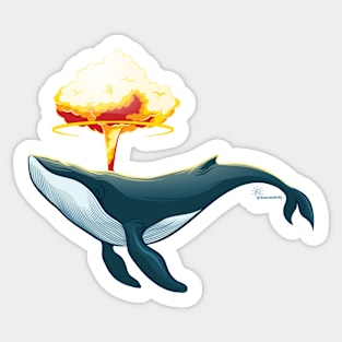 Nuclear Whale Sticker